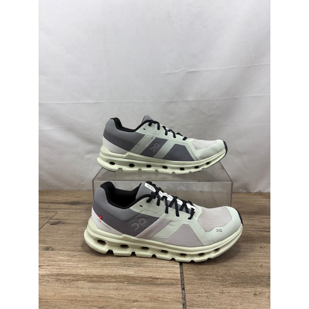 On Cloudrunner Women's Running Shoes Gray White US 10.5 UK 8.5‎ EU 42.5